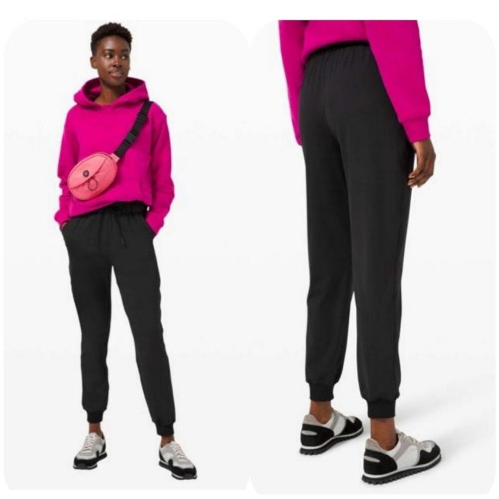 Lululemon Keep Moving Jogger Black Size 6 Athletic Casual Pants Luxtreme
